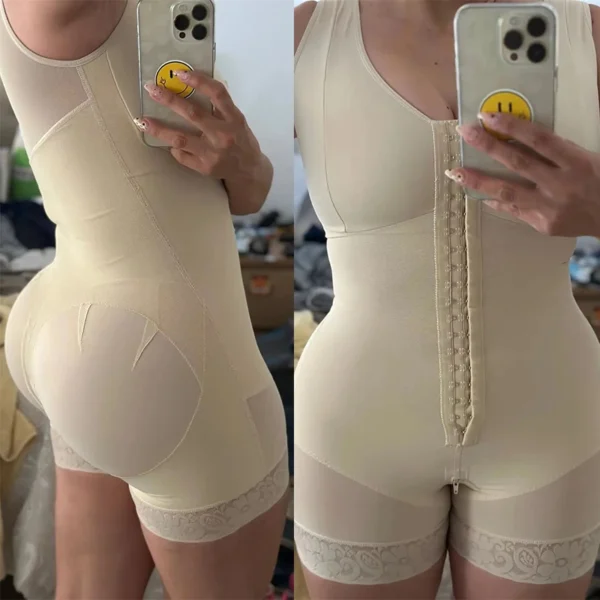 Ceinture de compression sculptante pour tout le corps, lingerie corrective, shaper pour le contrôle du ventre et lifting des fesses, corps avec corset mince. – Image 2