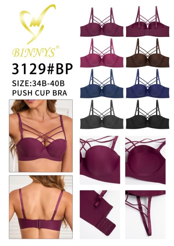 Soutien-gorge de haute qualité, ajustable, rembourré, prévient le relâchement