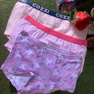 Boxeuse fillette de 8 ans à 15 ans ,pure coton  , piece à